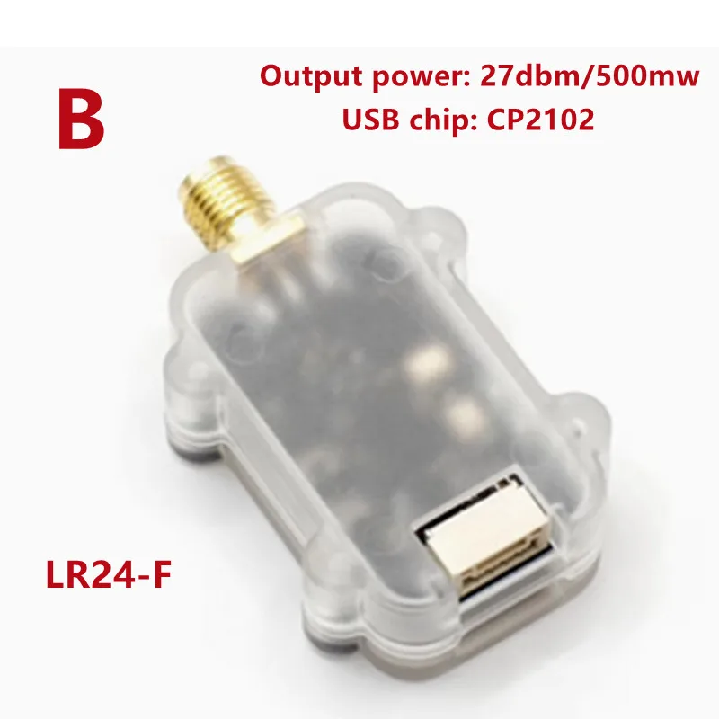 Imagem -02 - Transmissão de Dados do Uav Módulo de Rádio da Transmissão de Dados Lr24 Espectro Anti-jamming da Propagação 10 km 2.4g Apm Px4 Peças Pelo Lote