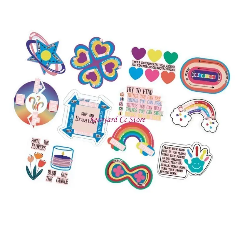 N3UC Stress Relief Sticker Anxiety Sensory Sticker Aesthetic Sticker for Scrapbook