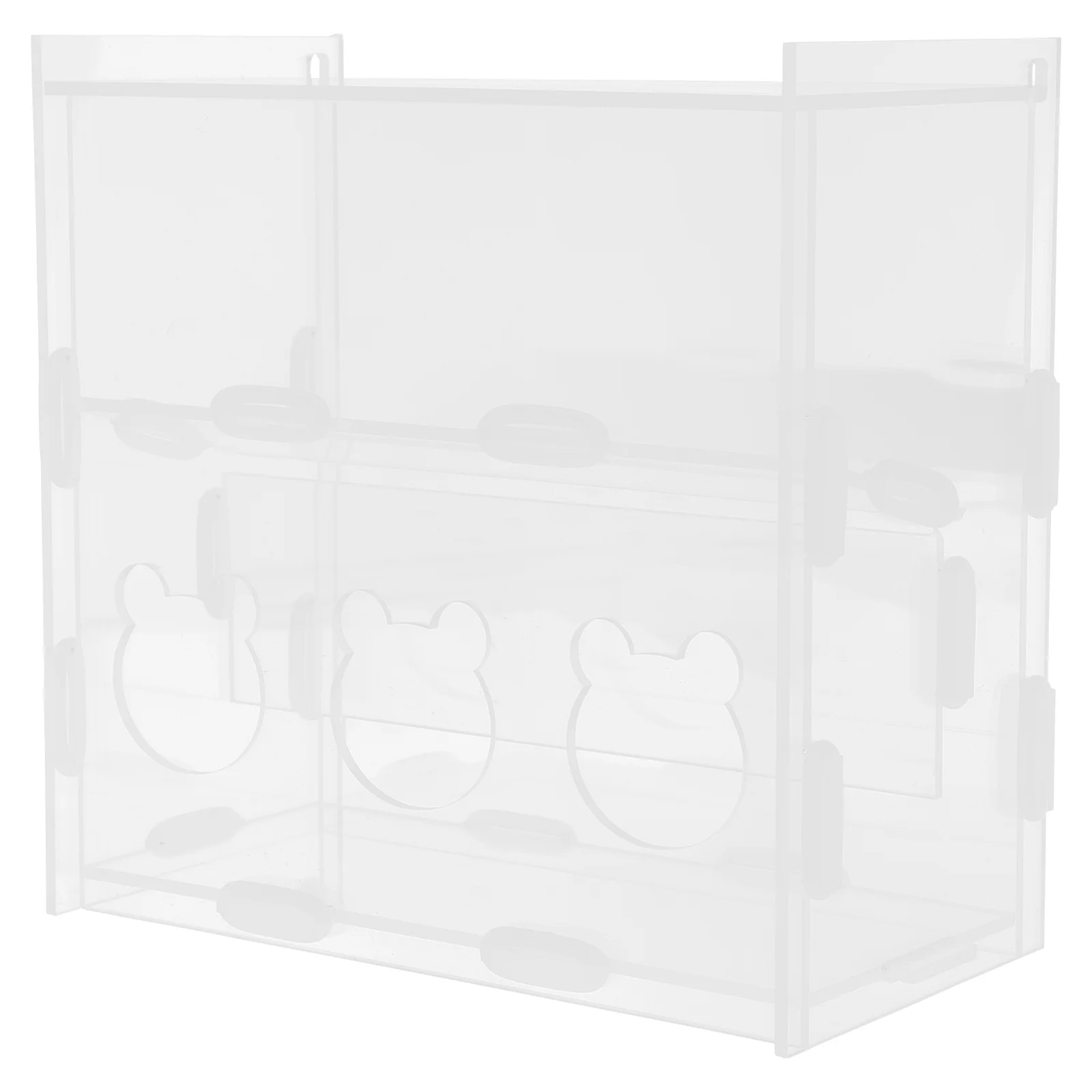 

Automatic Feeder For Rutin Chicken Acrylic Transparent Food Dispenser No Spill Poultry Feeding Box Multi-Use Bird Feeder