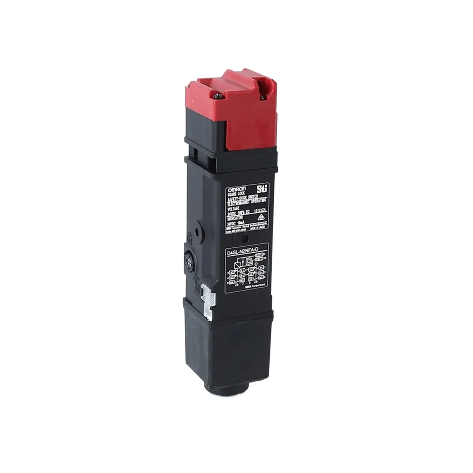 

D4SL-N2FFA-D DOOR LOCKING SWITCH, G1/2, 2NC-1NO+2NC, HEAD: RESIN, SOLENOID RELEASE, LED INDICATOR, 24VDC