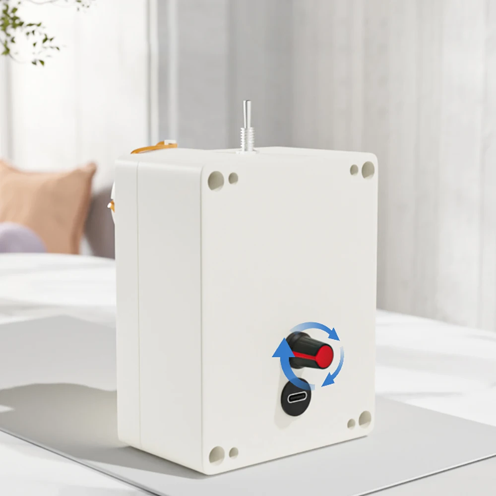 DIY Fishing Rod Epoxy Glue Machine – 3.7V Lithium Battery, Stepless Speed & Forward/Reverse