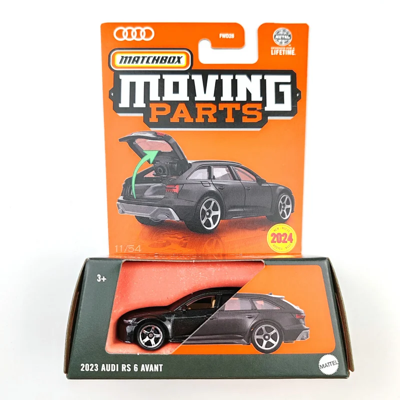 2024 Matchbox Moving Parts 2023 Audi RS Avant 1/64 Die-cast Collection Model  FWD28