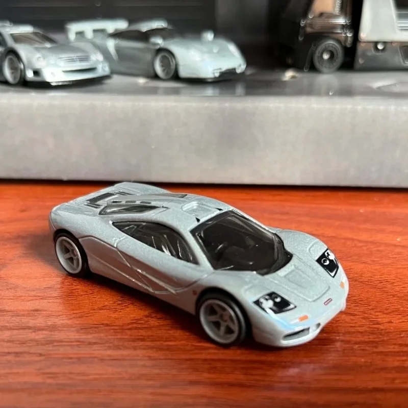 مجموعة تجميع مميزة 1/64 من Hot Wheels أسطول ستريت بورش ماكلارين مرسيدس بنز GMH39 ألعاب سيارات قابلة للجمع سيارة دييكاست