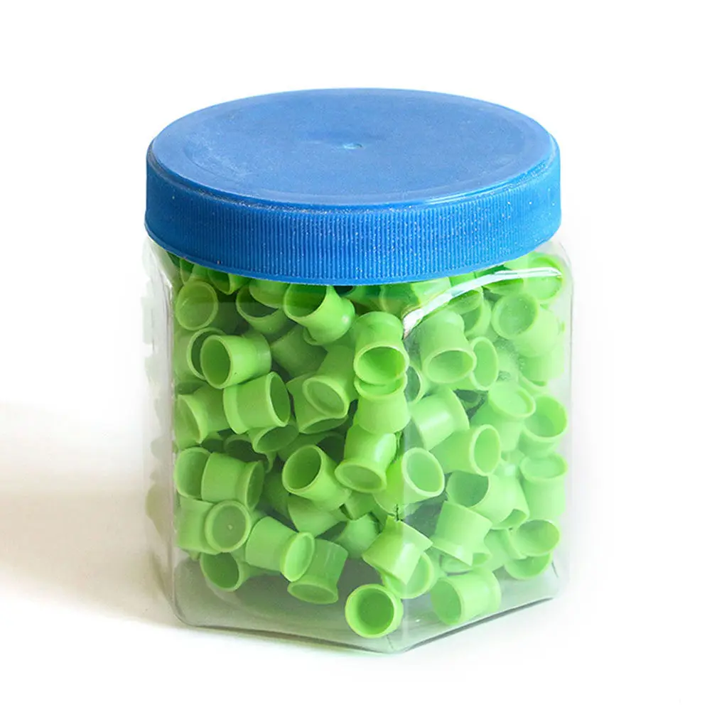 

300Pcs Silicone Color Cups Environmental Protection Disposable Tattoo Accessories High Temperature Sterilized