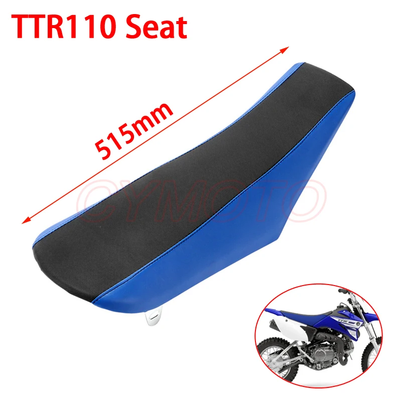 دراجة نارية مسطحة مقعد رغوة الركاب وسادة وسادة لياماها TTR110 موتوكروس 110cc 125cc 150cc 160cc 200cc 250CC حفرة الترابية دراجة #1