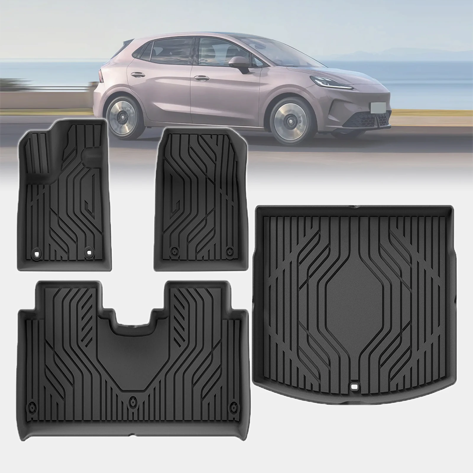 

Водонепроницаемые 3D-коврики из TPE для MG4 MG 4 Urban 2025 2026 2027 (не подходят для электромобилей), идеальная посадка, без запаха, аксессуары