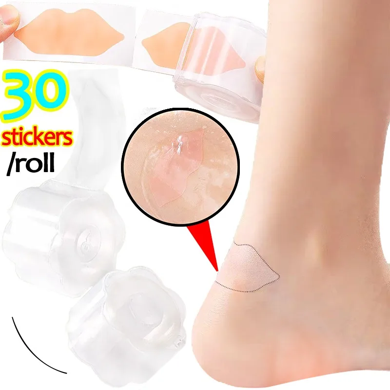 Anti Wear Foot Sticker Plum Blossom Box Portable Wear-resistant Foot Patch Travel Running Protect Toes Heels Lightweight Paster