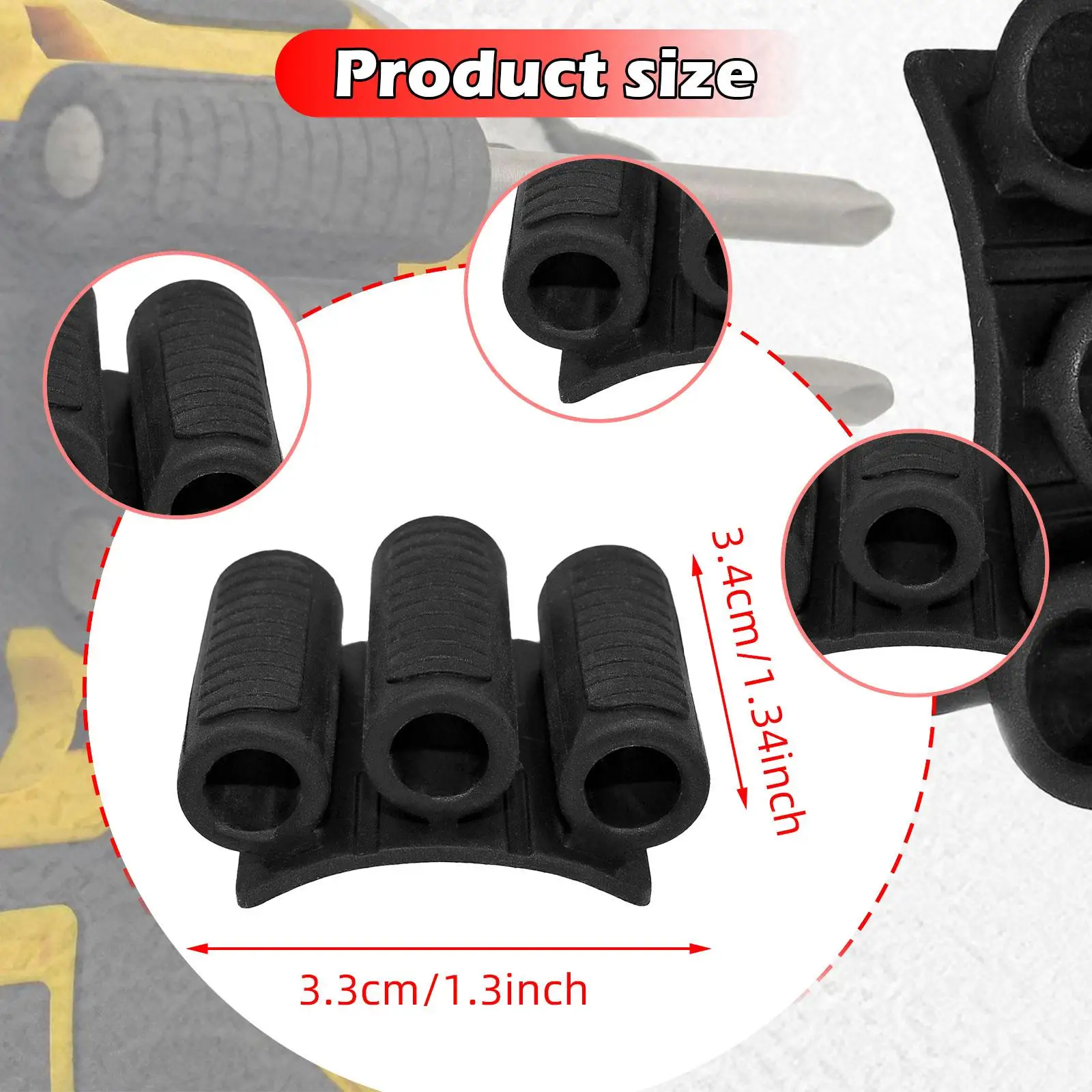 Bit Holder Shelf Portable Screw Bit Organizer for Repair Carpenters Handymen