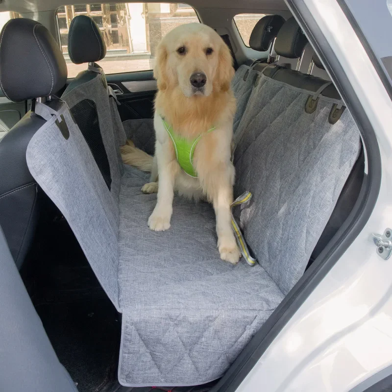 Pet Dog Car Seat Cover Pet Waterproof Pet Travel Dog Carrier Hammock Car Rear Back Seat Protector Mat Safety Carrier For Dogs