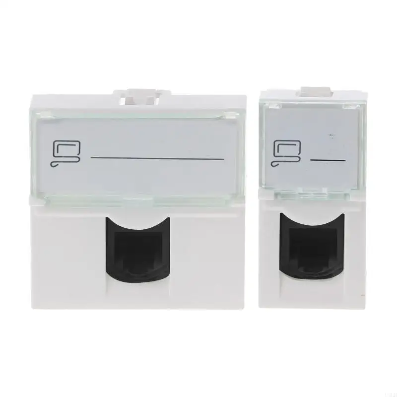 

CAT6 Module Information Socket RJ45 8P8C Connector Adapter Keystone Standard Wall Plate U4LB