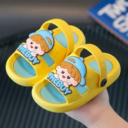 Cute Cartoon Girl Pattern Sandals for Kids | Anti-Slip & Breathable Summer Shoes