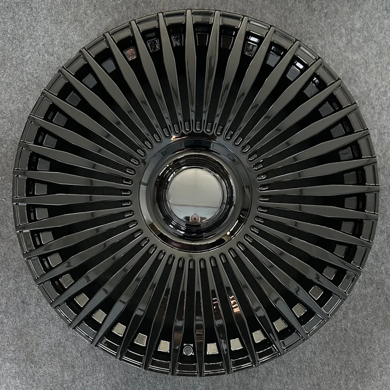 

18 19 20 21 22 Inch Deep Dish Mesh Bright Black Forged Wheels New Aluminium Alloy Suspension Covers Various Models 35mm ET