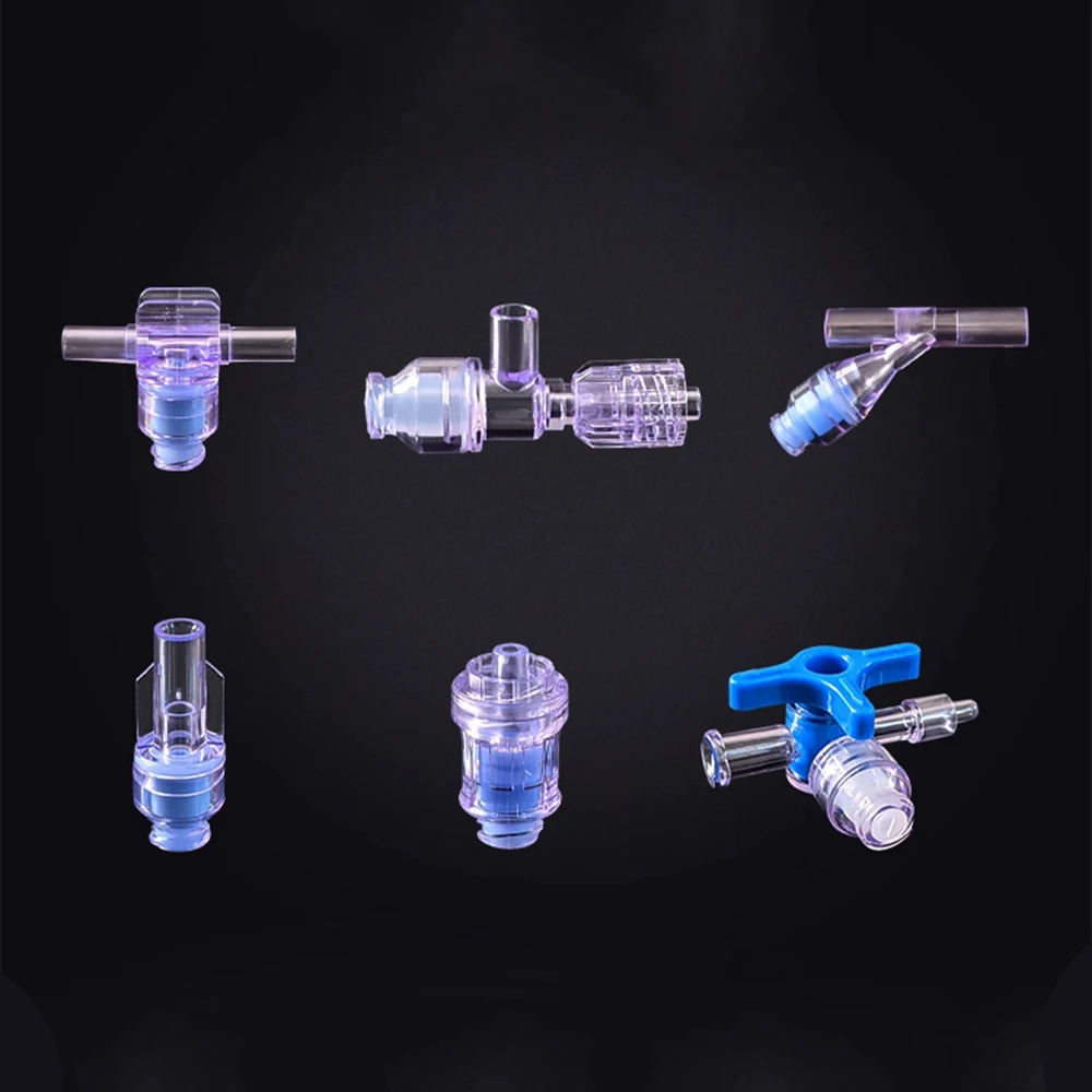 

10PCS Medical Three-Way Stopcock Needle-Free Valve