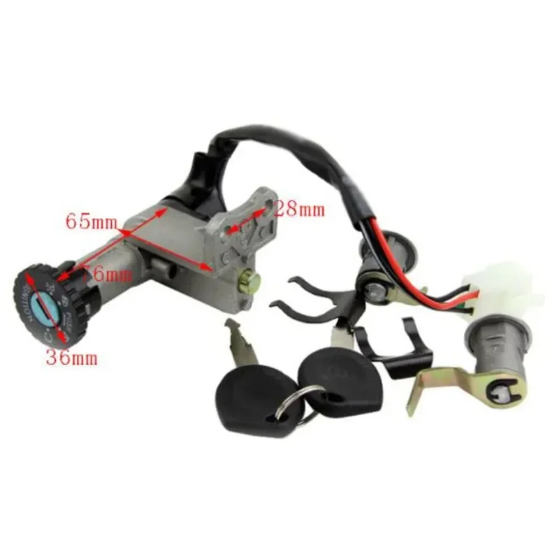 Anti-theft Motorcycle Lock  GY6 150 Scooter Electric Motorcycle Lock 1Set