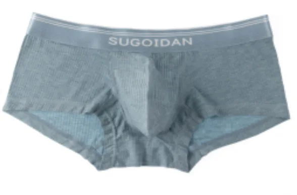 

Ribbed Modal Boxy Underwear for Men Breath Elastic Thin Comfortable Boxer Shorts Boy Sexy Low-rise U Convex Pouch Sports Trunks