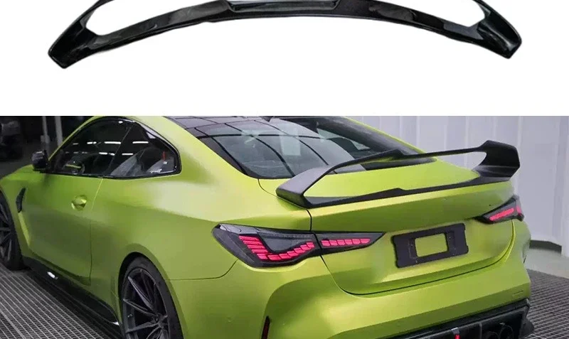 

Applicable, BMW M3 G80 M4 G82 Carbon Fiber AE Rear Wing Double-layer Spoiler Modified Fixed Wind Wing Surround