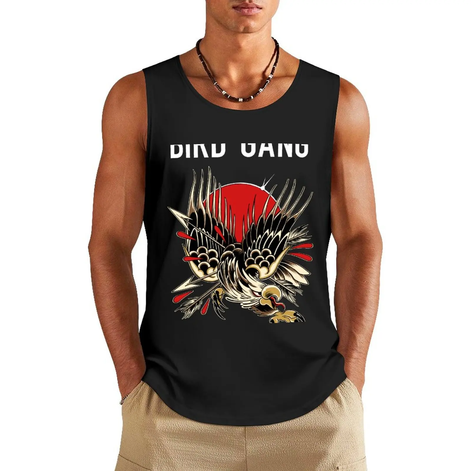 BIRD GANG VOL. II Tank Top singlet for men sports t-shirts for men Clothing