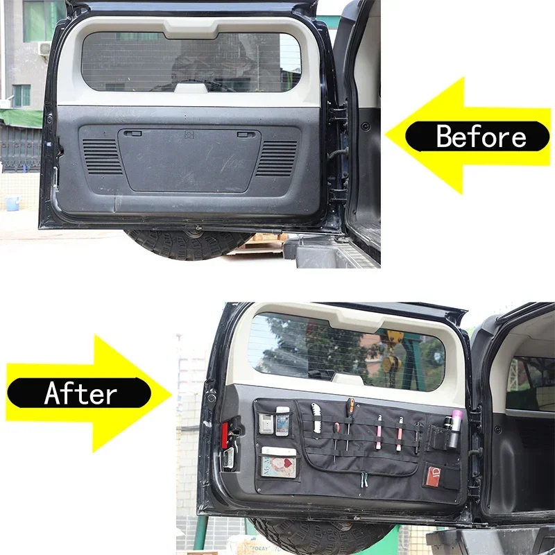 

For Hummer H3 2005 2006 2007 2008 2009 Car Tailgate Storage Hanging Bag Oxford Cloth Interior Storage Accessories 1 Pcs