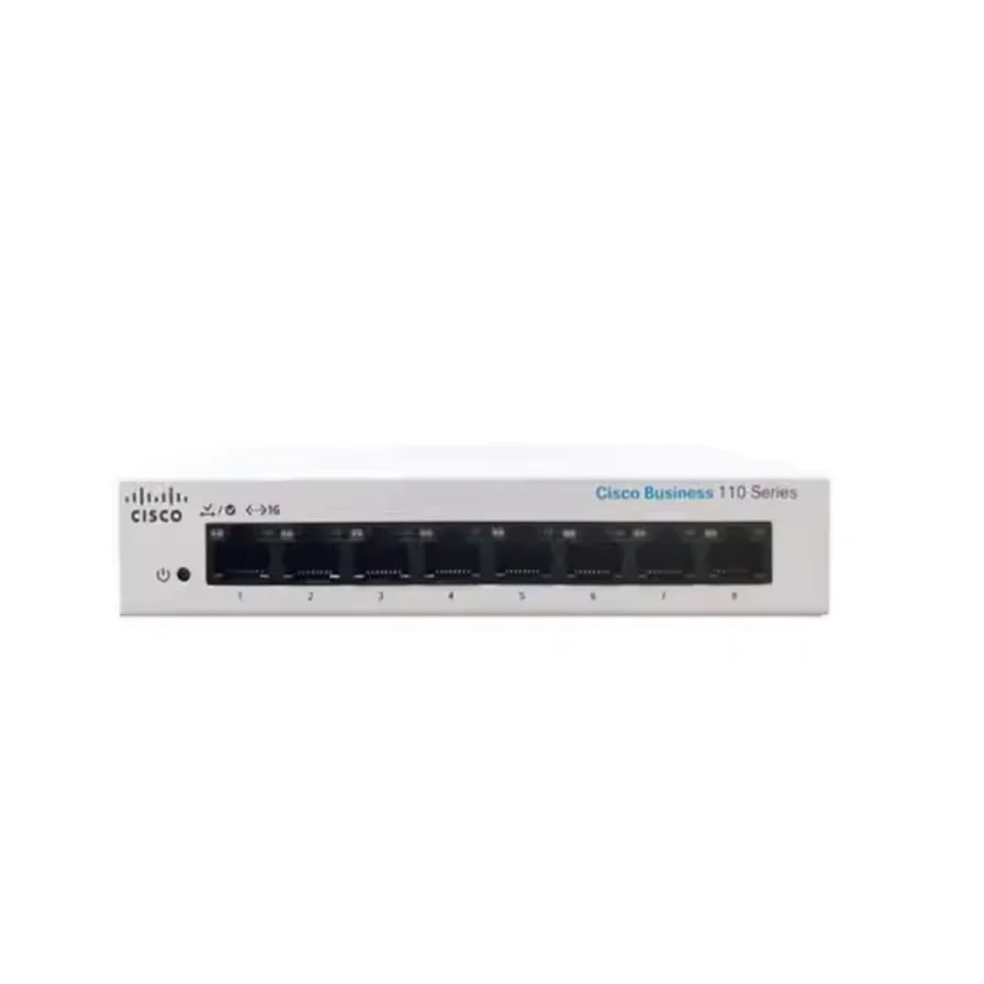 For 8-Port Gigabit Ethernet PoE Switch CBS110-8T-D-CN Stackable with SNMP QoS VLAN Fiber Optic 1 Year Warranty 104 Gbps