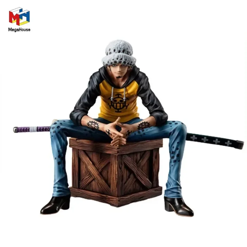 Original Genuine MegaHouse POP Playback Memories Figure One Piece 17cm Trafalgar Law PVC Anime Action Figure Model Collection