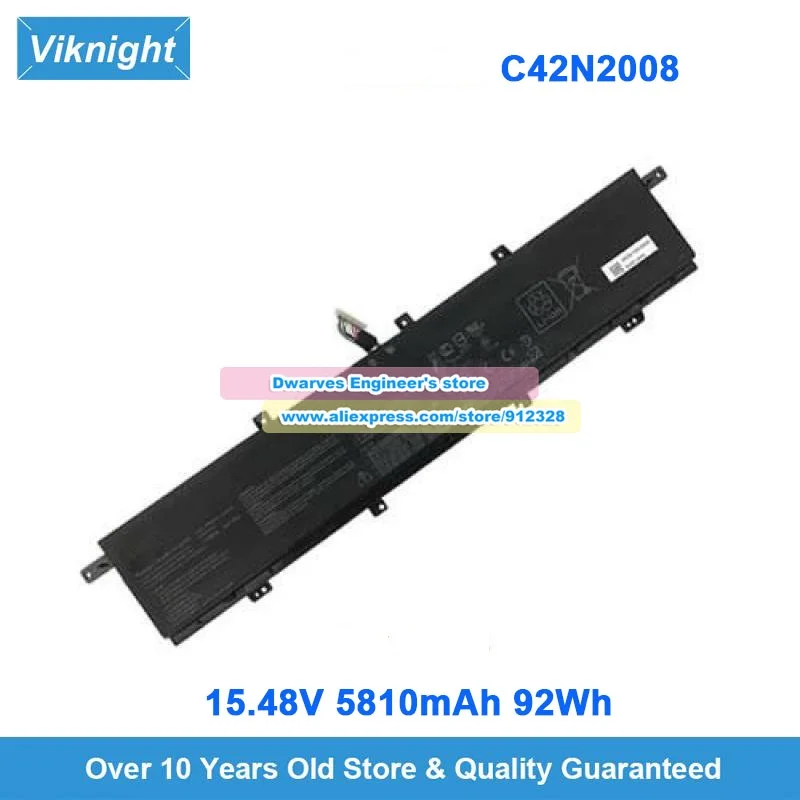 

C42N2008 Battery 15.48V 5810mAh 92Wh For Zenbook Pro Duo 15 Oled UX582LR UX582LR-H2002R UX582 LR-XS74T UX582 LR-1BH2