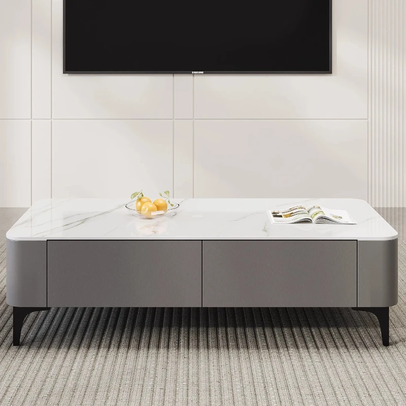 

Drawer Designer Coffee Table Storage Unique Space Saving Luxury Coffee Table Modern Minimalist Mesa De Centro Furniture For Home