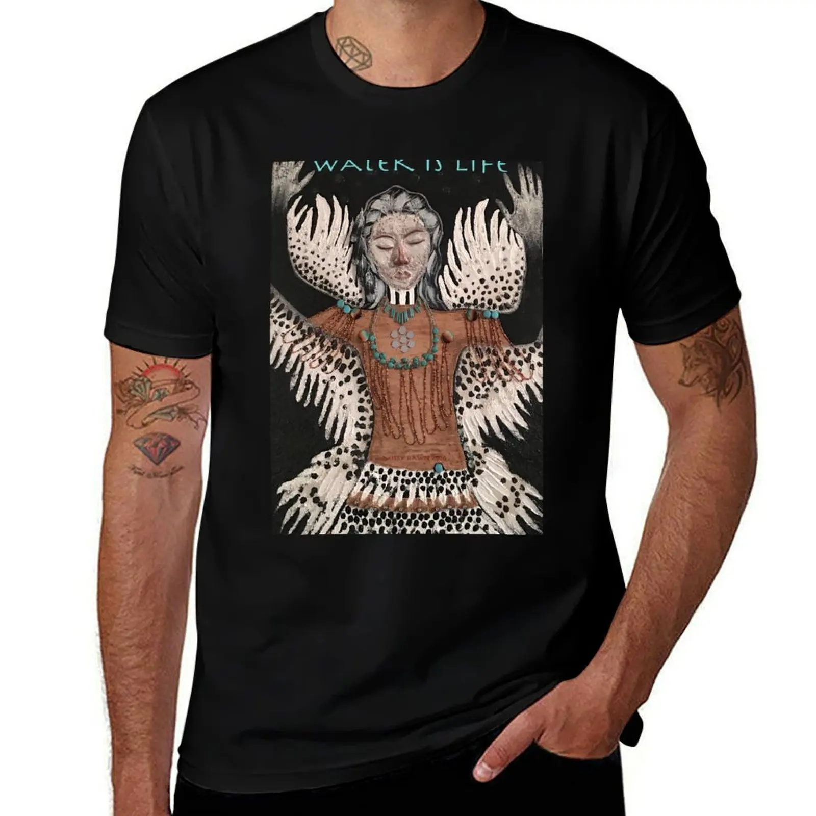 Water Is Life- Oversized Torso T-Shirt Soft Casual Short Sleeve Cotton Tee