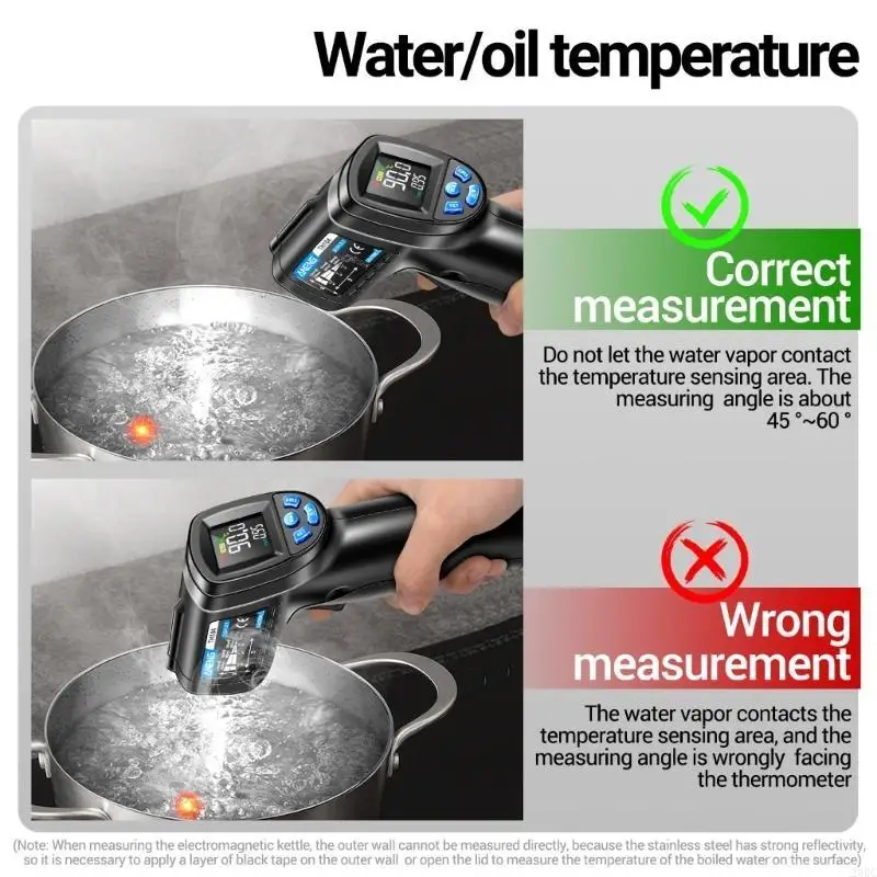 

20RC Thermometer Professional Digital IR-LCD Temperature Meter -50~550℃