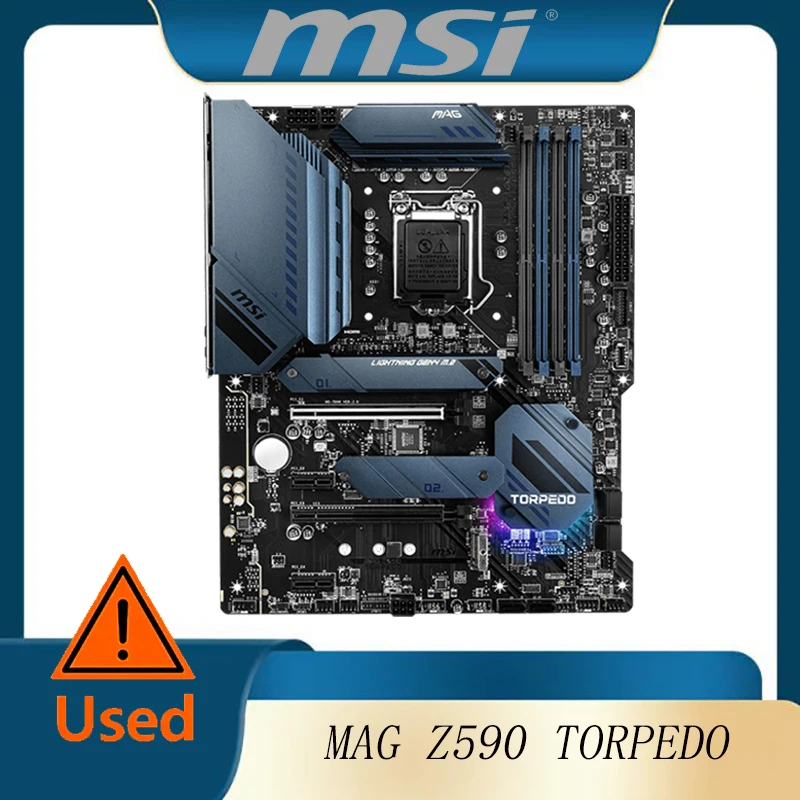 

MSI MAG Z590 TORPEDO LGA 1200 ATX Motherboard