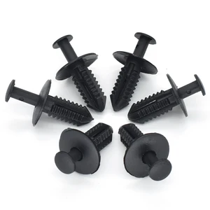 50x pára-choque do carro prendedor roda arco forro paralama guarnição clipes braçadeira fixa grille rebite para mercedes-benz classe c bmw opel 10 principais vendas grampo fixador de tela - №5