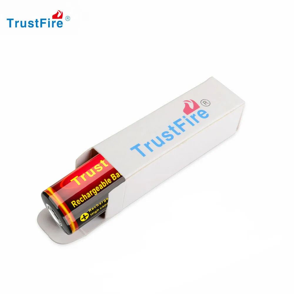 TrustFire Original 26650 Rechargeable Battery 5000mAh High Capacity Lithium ion Batteries 3.7V Flat Top Flashlight Torch Cells