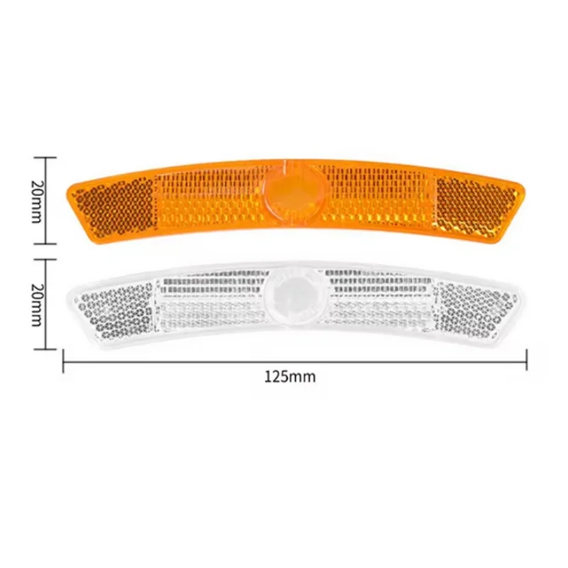 2-4Pcs Bike Spoke Reflector Mountain Bike Fish-shaped Steel Rim Spoke Reflectors Bicycle Wheel Rim Reflective Light Cycling Part image 2