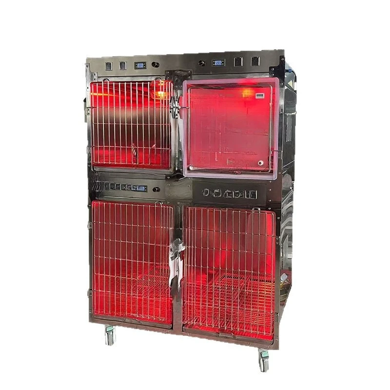 Luxury cat cage cat foster breeding cage, size cat and dog cage thickened stainless steel foster cage