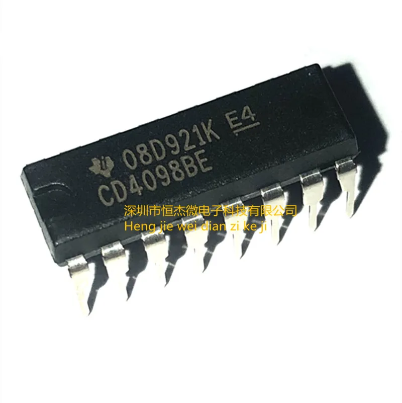 10PCS/ New original imported CD4098BE CD4098 DIP-16 in-line double monostable trigger