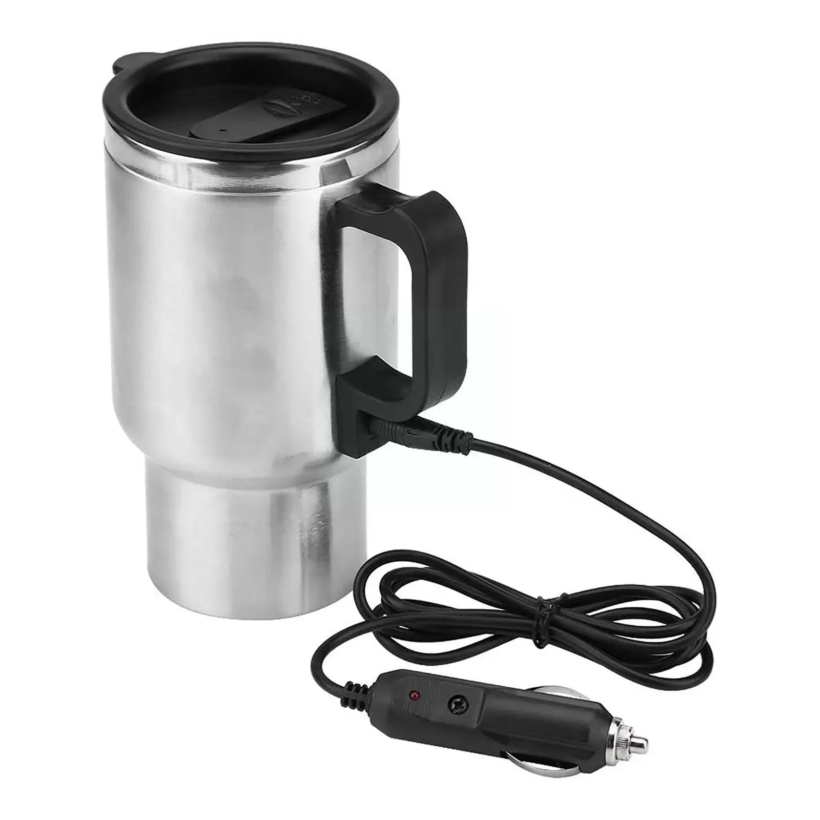 450ML 12V Car Heating Cup USB Heating Bottle Drink Cable Travel Electric Mug With Heated Kettle Cup Lighter Mug Water Bottl P1S9