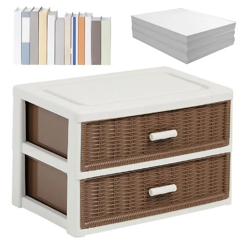 

Drawer Style Storage Box Torage Container Home Cabinet Household Decorative Storage Box For Papers Classified Organizing Supply