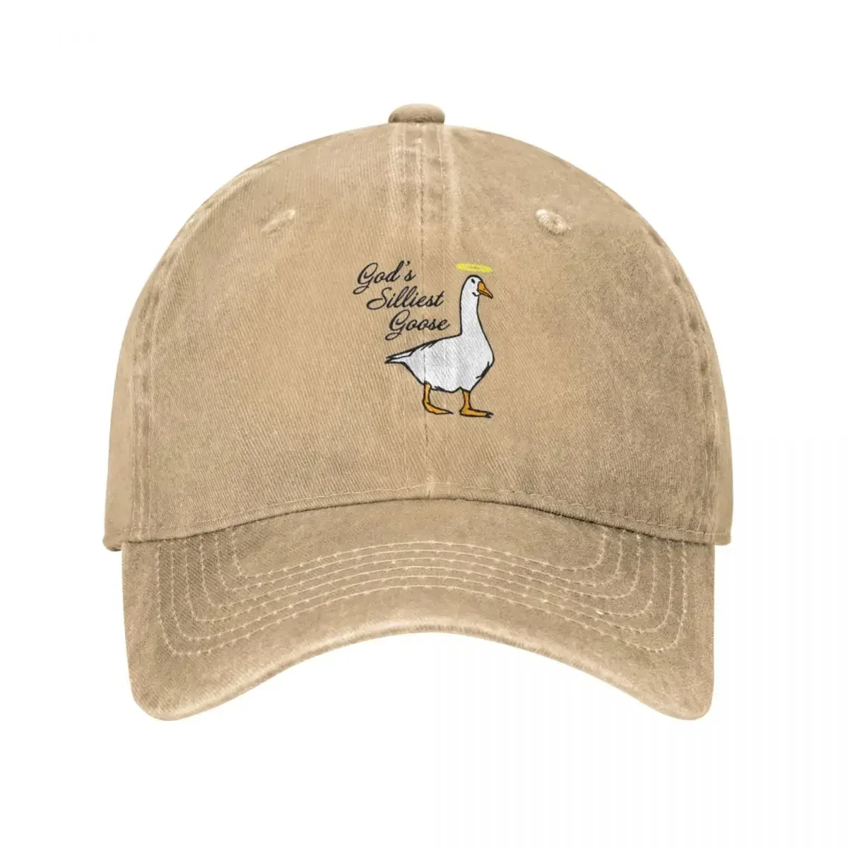 God's Silliest Goose funny T-Shirt Cap Cowboy Hats male Luxury caps fluffy hat fishing Hat male Women's