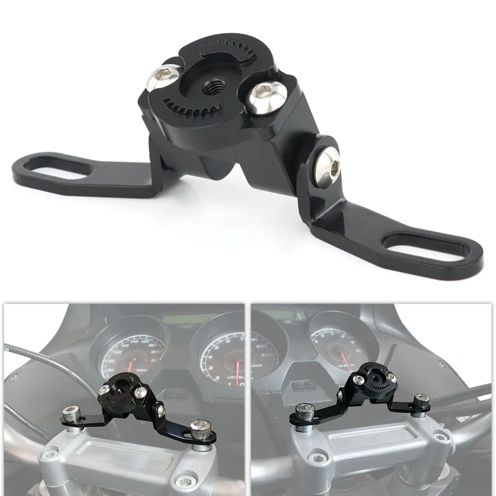 

Handlebar Clamp GPS Mount Navigation Bracket Holder Fit For Husqvarna 701 Enduro ROYAL ENFIELD Himalayan SCRAM411 HARLEY Softail