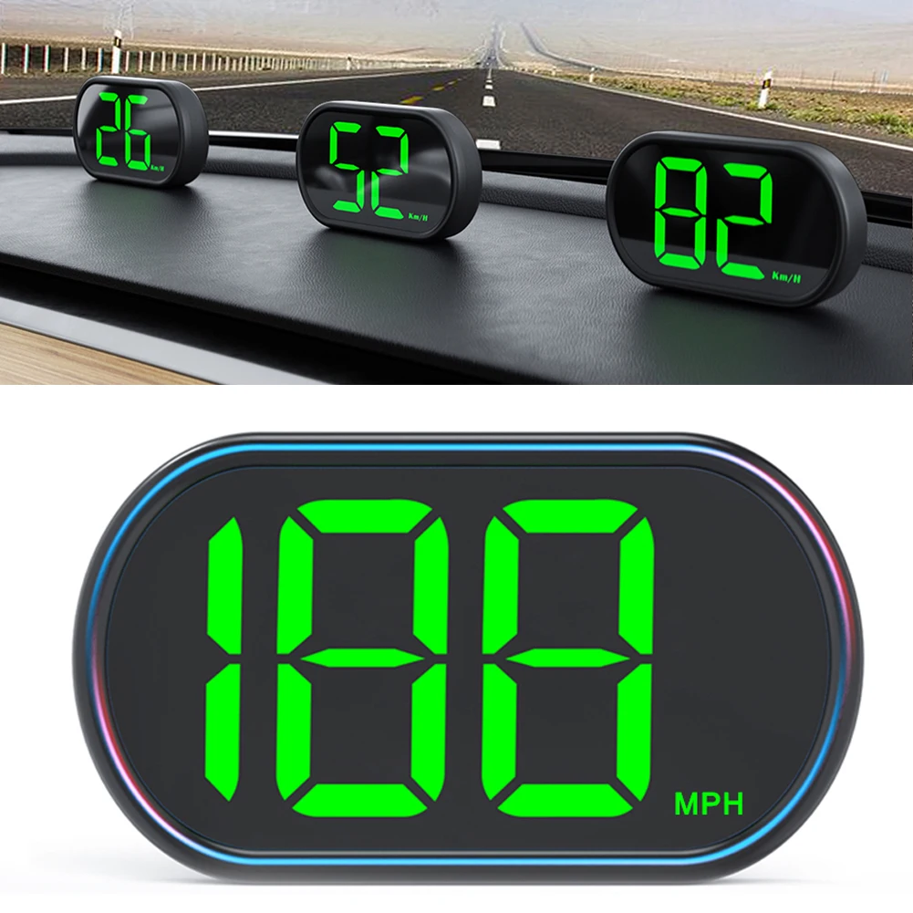 Spare Car GPS HUD Auto Electronics Head-Up Digital Display KM/H MPH Speedometer ABS+PC+LED Auto Electronics HUD Projector