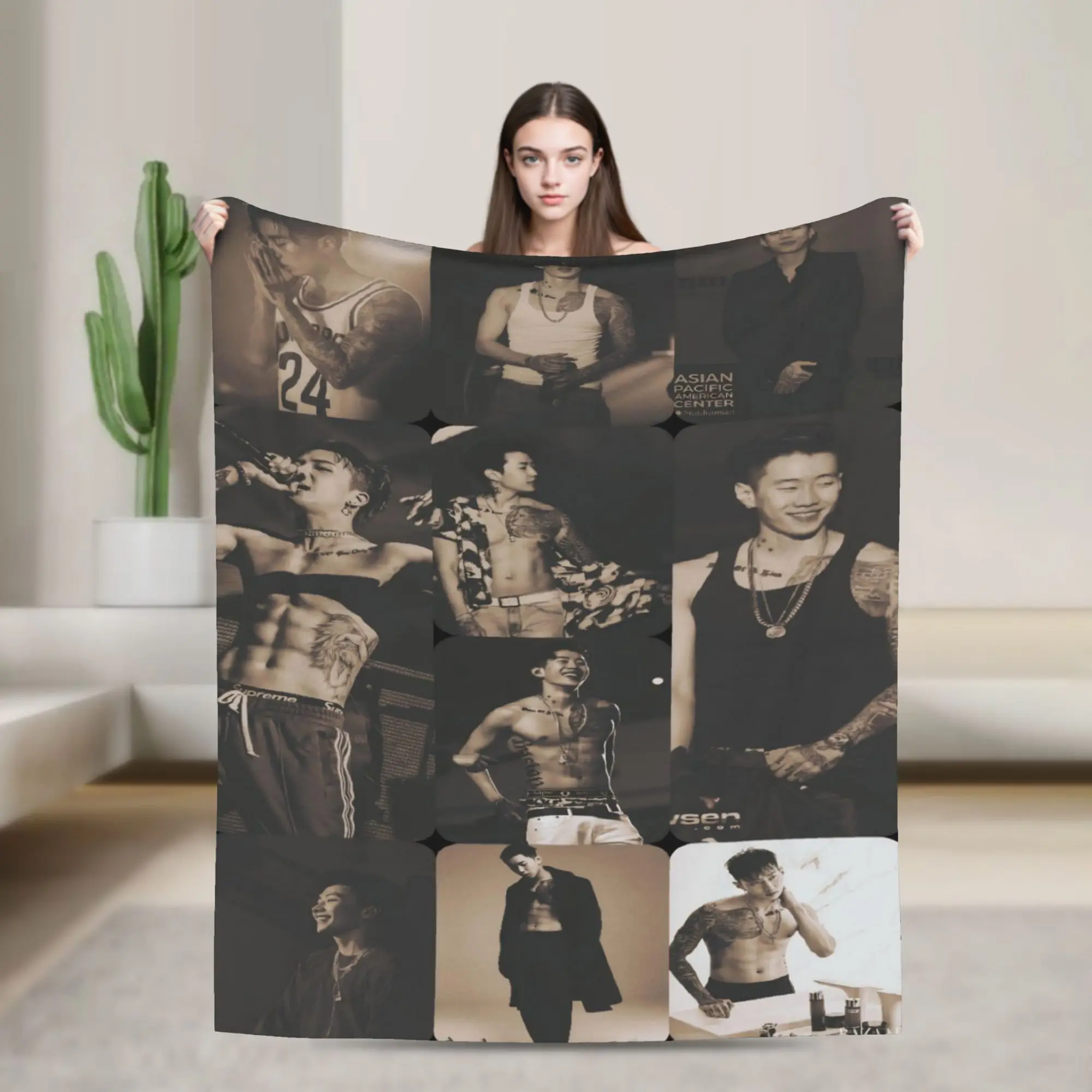 Jay Park  Blanket Super Soft Warm  Throw Blankets for Sofa 50x60 Inch Multi-size Plush Thin Quilt