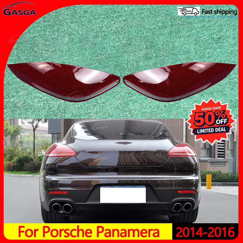 Car Taillight Covers Lamp Shell Brake Tail Light Mask Taillight Protective Cover For Porsche Panamera 2014 2015 2016