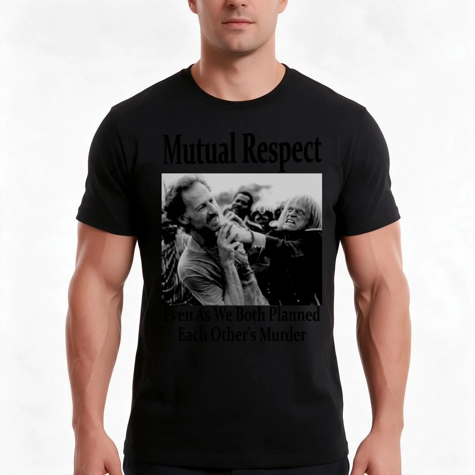 The Mutual Respect Between Werner Herzog and Klaus Kinski. T-Shirt, Summer Casual Cotton Tee, Oversized Streetwear Tops