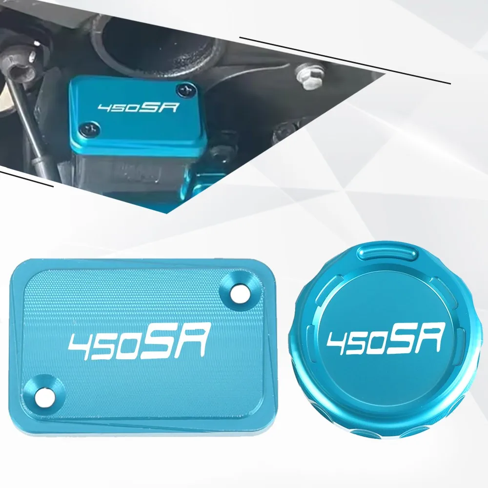 

FOR CFMOTO CF MOTO 450SR 450SS 2022 2023 2024 Front & Rear Brake Clutch Fluid Reservoir Cover Cap 2025 Motorcycle 450 ss sr SR