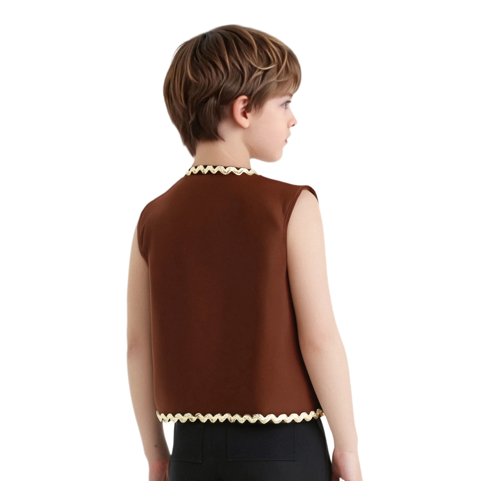 الفتيان الفتيات زي القراصنة المفتوحة الجبهة سترة عظام الجمجمة طباعة الكابتن جاك سبارو القراصنة سترة لجميع القديسين كرنفال تأثيري الطرف