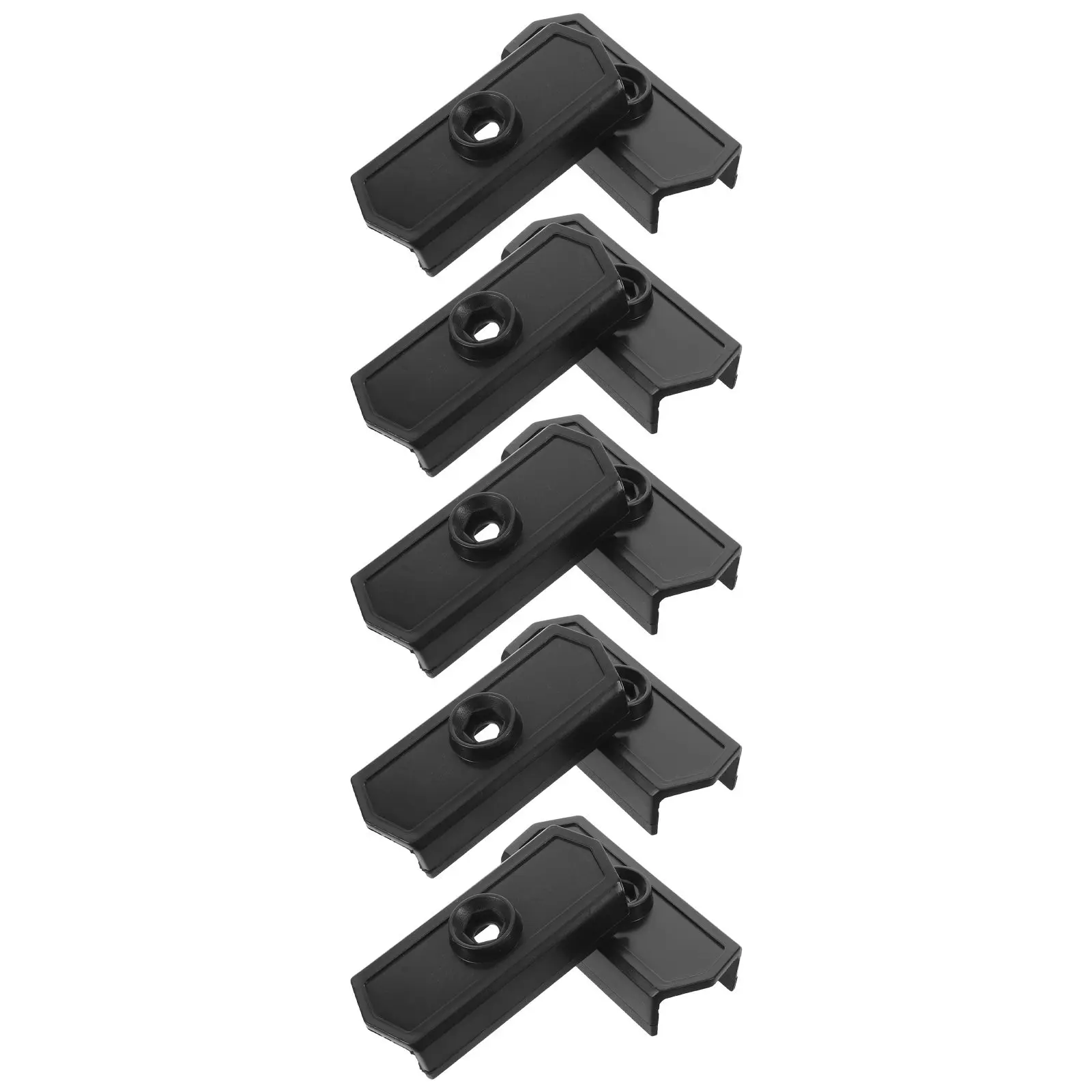 10Pcs Canopy Pole Reinforcement Clips Plastic Spacer Inserts for 2.5cm Flat Tube Tent Frame Outdoor Patio Garden Windproof