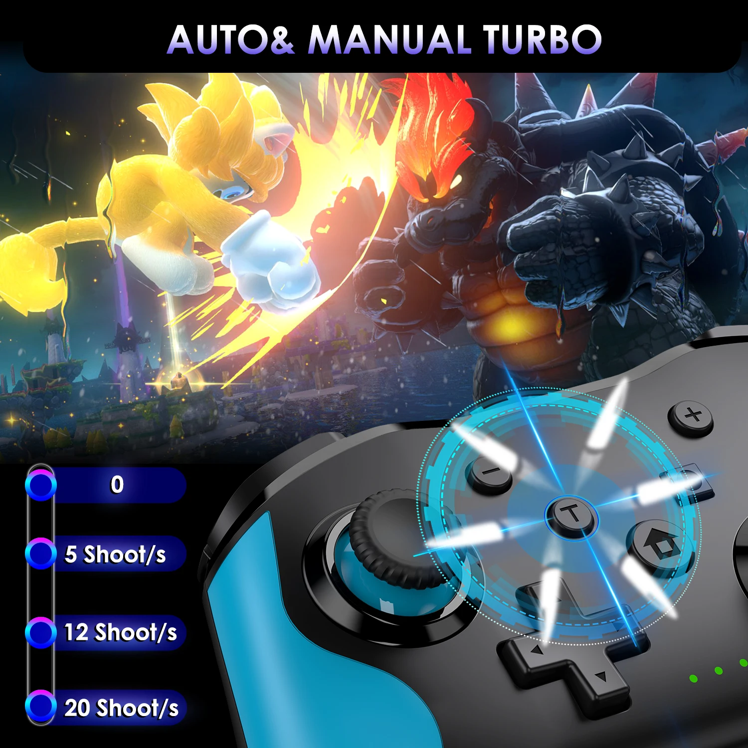Drahtlose Bluetooth Gamepad Für Nintendo Schalter/Schalter Lite Gebaut in 600mAh Batterie Pro Spiel Controller Für Schalter Zubehör