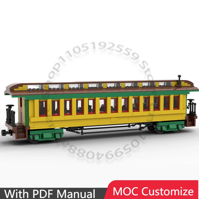 

1395 PCS Racing Passenger Car Train MOC Customize Modular Building Block Brick Popular Technology Model DIY Toy Christmas Gift