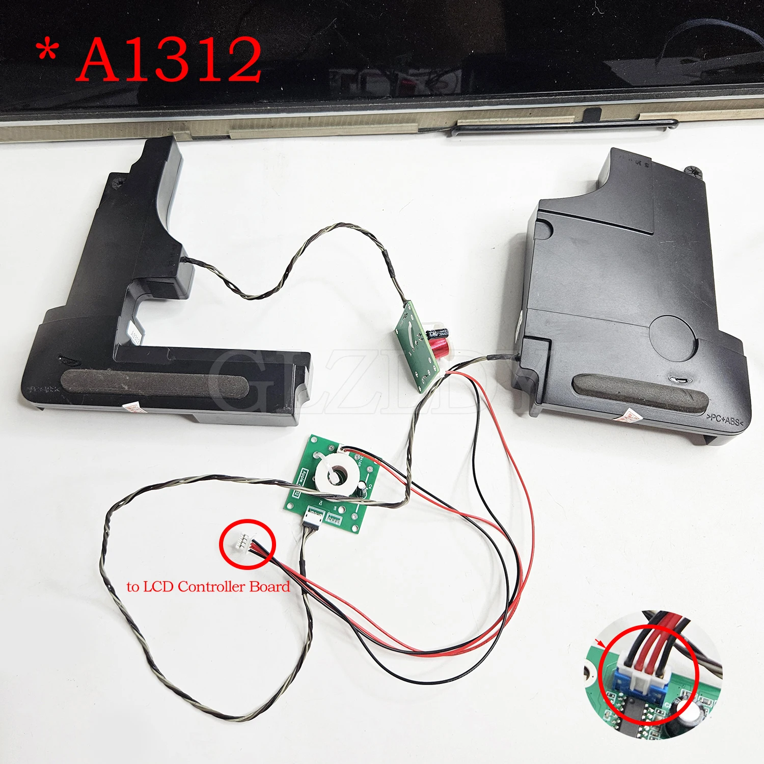 스피커 고음 저음 크로스오버 필터 주파수 분배기 iMac 27 인치 A1311 A1312 디스플레이 수리 용 고음 저음 스피커 필터