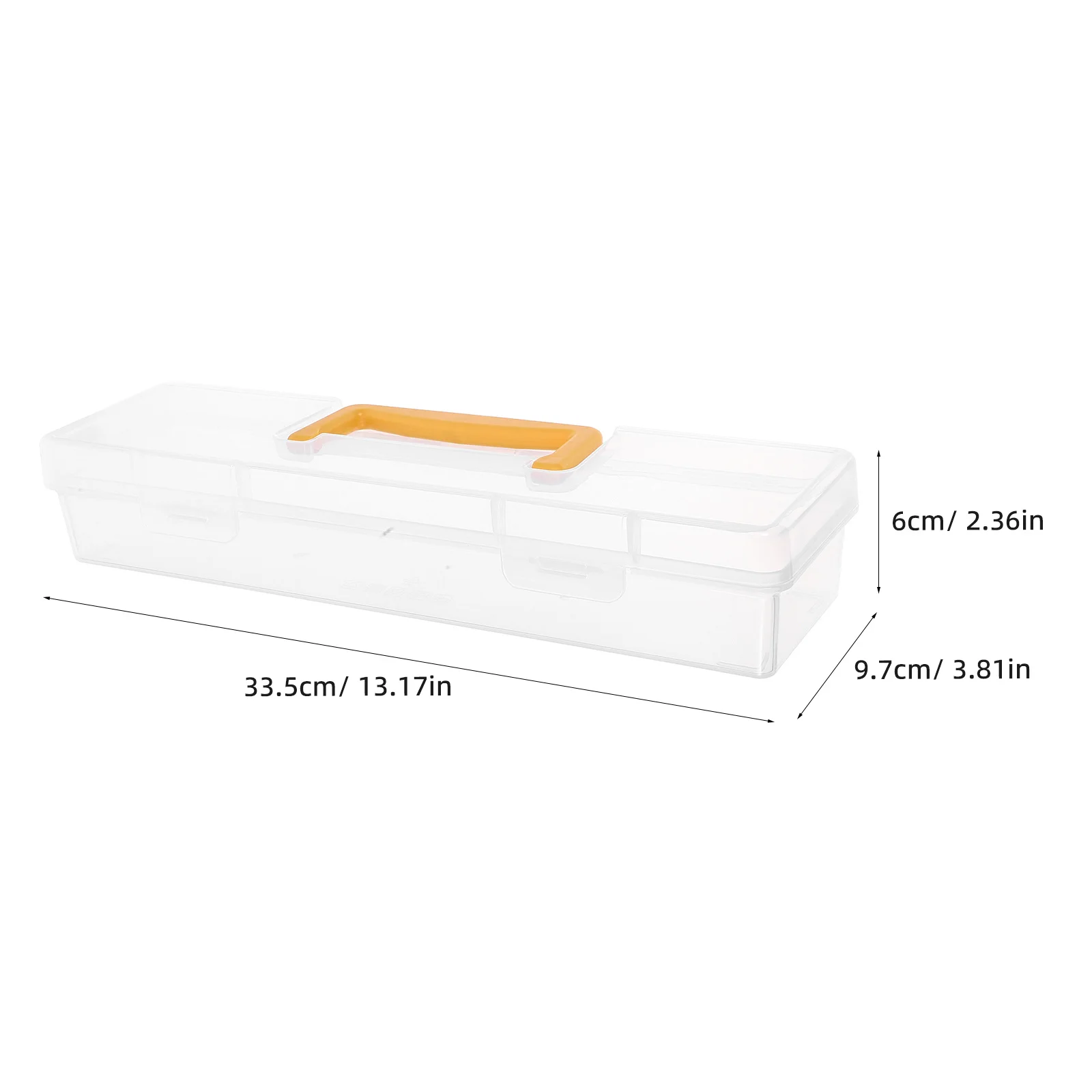 Plastic Tool Box Clear Small Parts Organizer For Screws Nails Hardware Storage Large Capacity Portable Toolbox For Home
