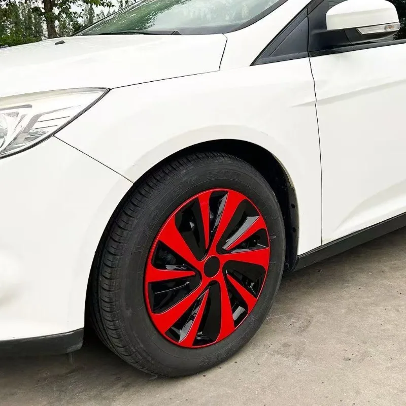 

14-дюймовые колпаки для ступиц колес, набор из 4 шт., универсальные чехлы на ободы для автомобилей, внедорожников, пикапов, стильный декор для шин для модернизации